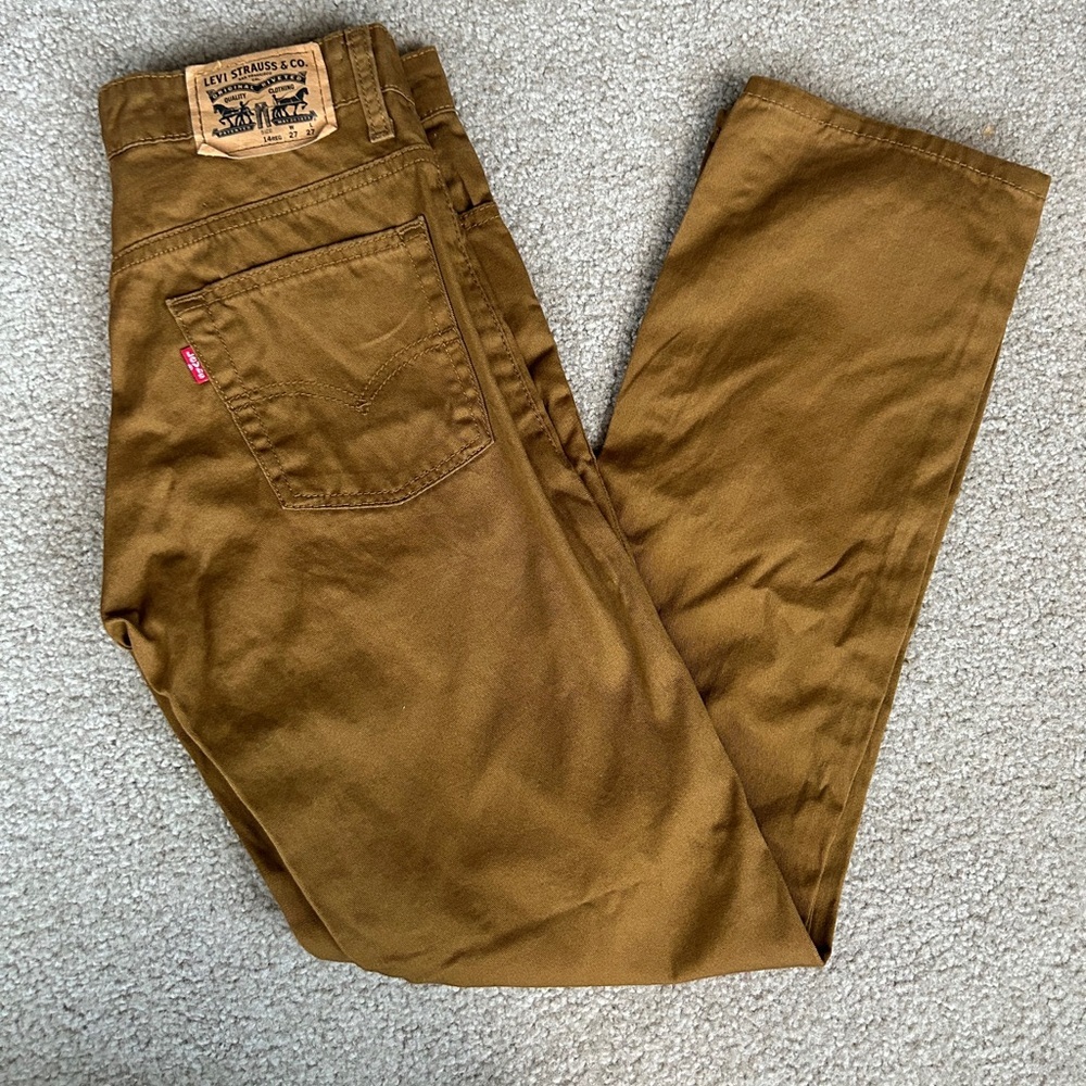 Levi's Men's Slim Jeans in Brown